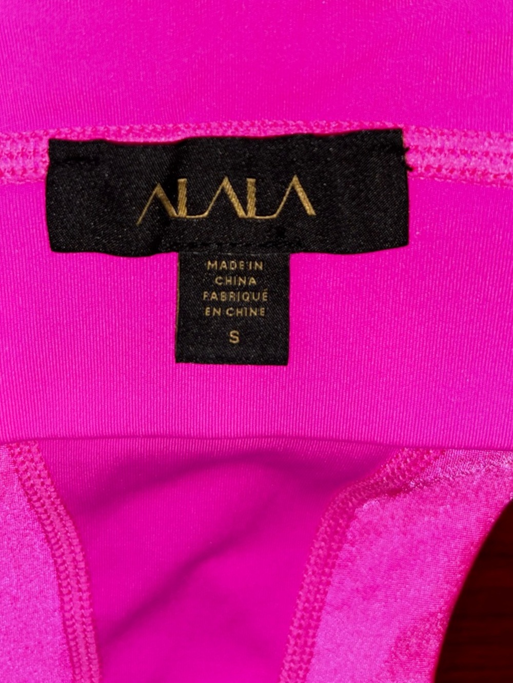 Alala Vamp Hot Pink Racerback Premium Sports Bra - Women's small - Picture 6 of 10